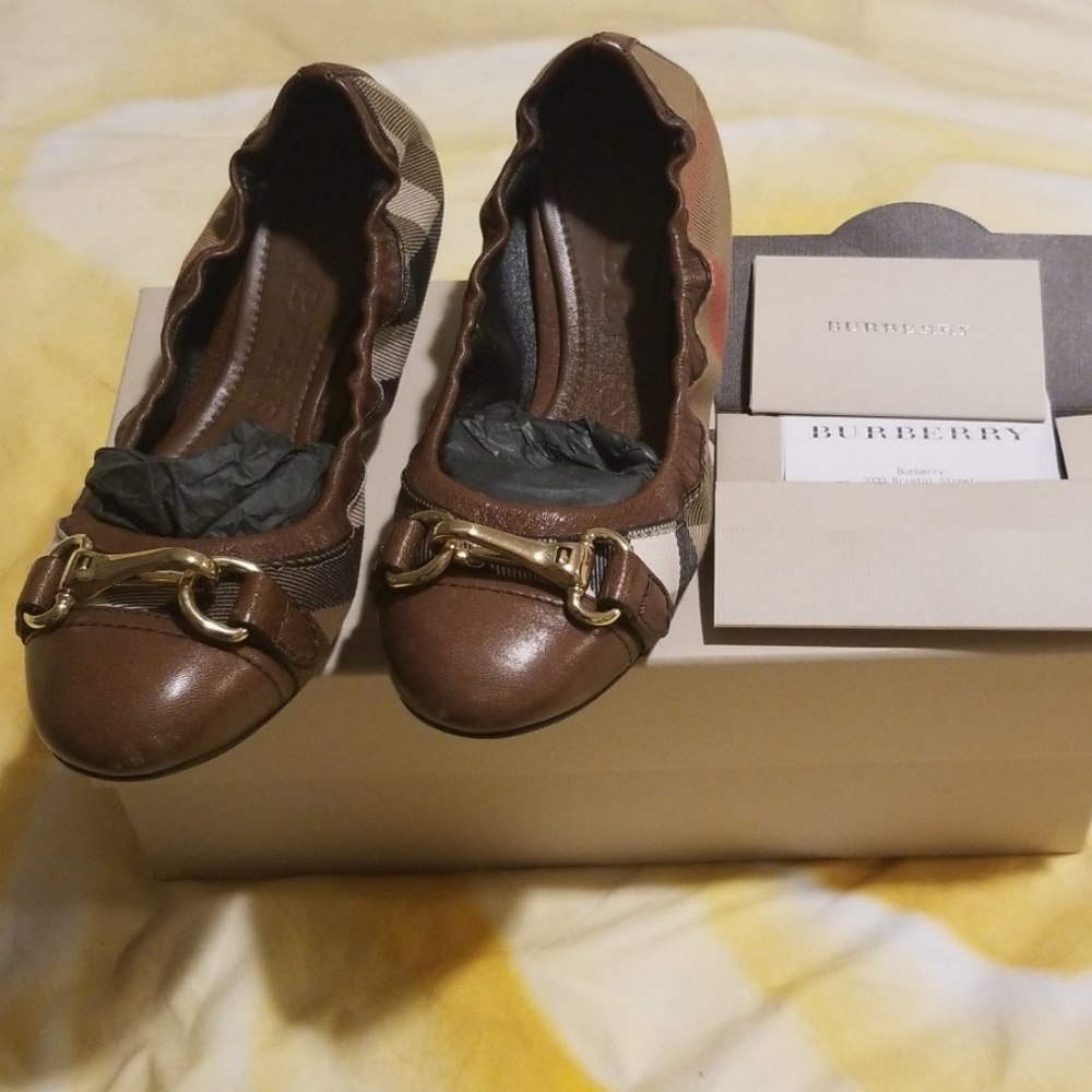 BURBERRY TURVILLE BALLERINA FLAT